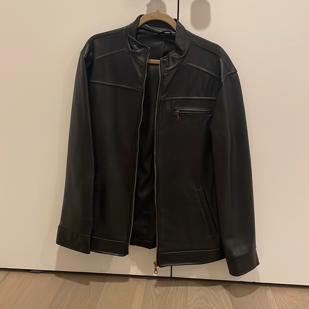 Leather jacket - handmade in Hoi An, Vietnam